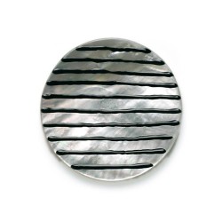 Disco Rigato - Klips magnetyczny z masy perłowej - 2 szt.