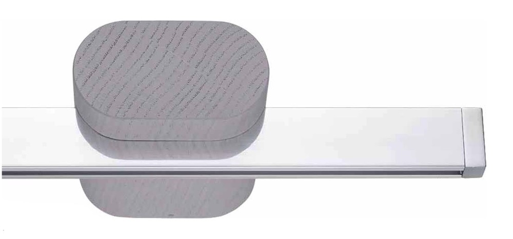 Karnisz profilowy Ada-wood z szyną 30x15 mm, wykończenie 67Q