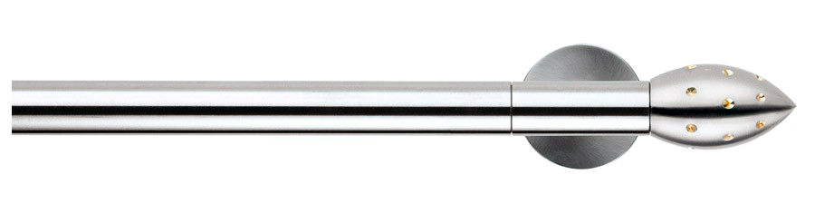 Karnisz Zineb 97OR stal satyna złoty