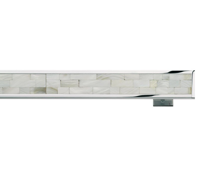 Karnisz profilowy Ariel z białą masą perłową