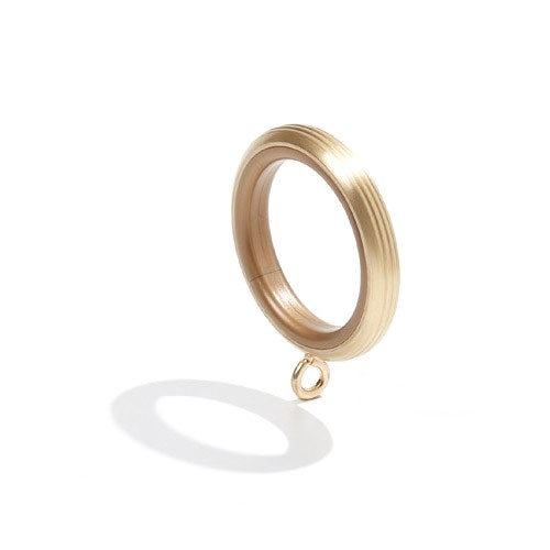 Karnisz mosiężny Ornella kółko z oczkiem prążkowane 96