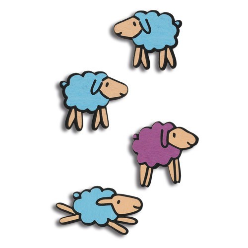 Karnisz Lili Leo  figurki do kółek owieczki P