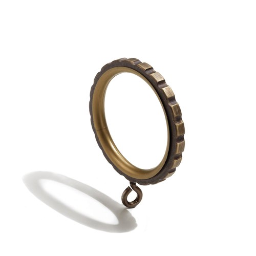 Karnisz mosiężny Paolakółko z oczkiem wykończenie 30 mosiądz brązowy