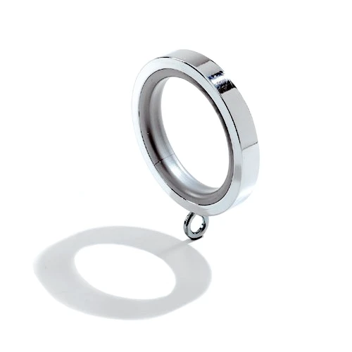 Karnisz Loretta kółko z oczkiem mosiądz chrom 03