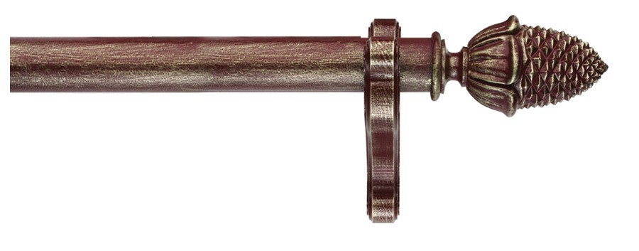 Karnisz Sissi kolor 314 purpurowo złoty