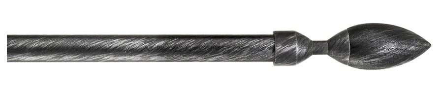 Karnisz Diva 2006  kute żelazo kolor 29 srebrno-czarny