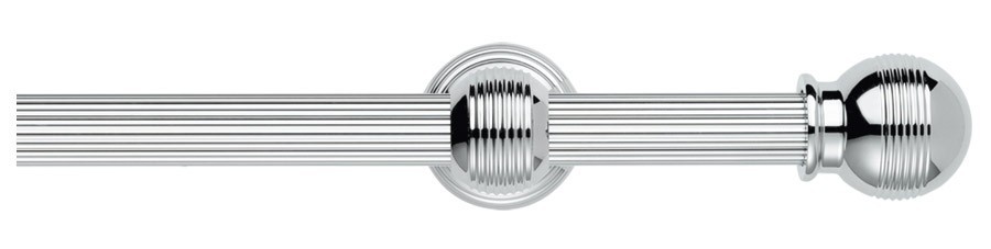 Karnisz mosiężny Graziella mosiądz chromowany 03