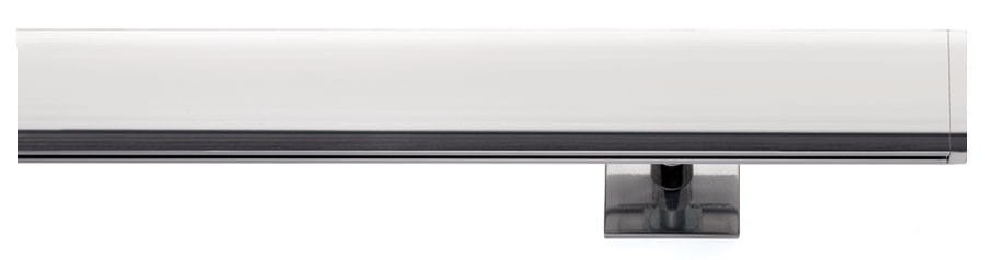 Karnisz szynowy Carmen aluminium polerowane 67