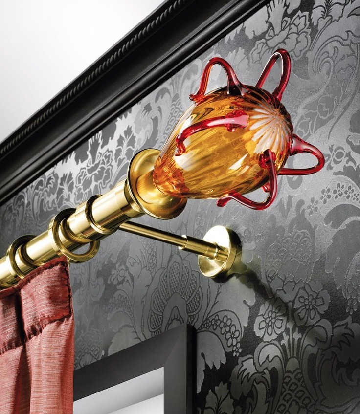 Karnisz mosiężny Francesca / Loretta 