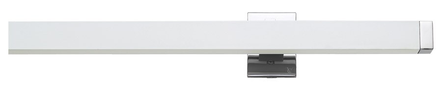 Karnisz Lucilla Easy 3BNL aluminium biały lakier - aluminium chromowane