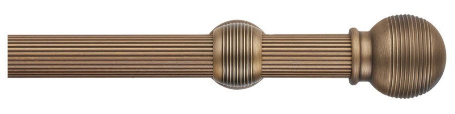 Karnisz mosiężny Graziella mosiądz brązowy matowy 60