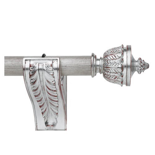 Karnisz Raissa wykończenie 5OFA folia srebro