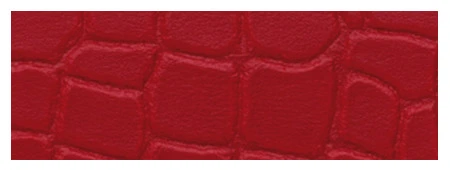 Wykończenie CR skóra imitująca skórę krokodyla czerwona