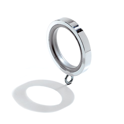 Karnisz Loretta kółko z oczkiem mosiądz chrom 03