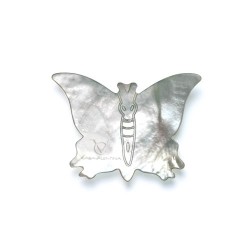 Farfalla - Klips magnetyczny z masy perłowej - 2 szt.