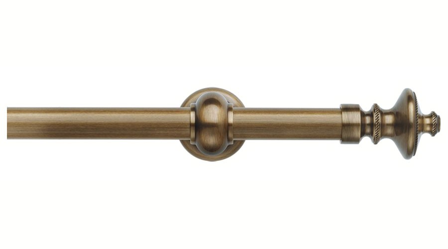 Karnisz mosiężny Viviana kolor 30 mosiądz brązowy