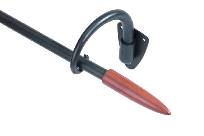 Karnisz żelazny Eva kolor czarny-czereśnia (28)