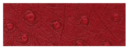 Wykończenie SR skóra strusia kolor czerwony