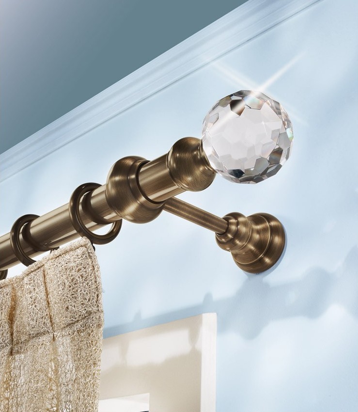 Karnisz mosiężny Soraia