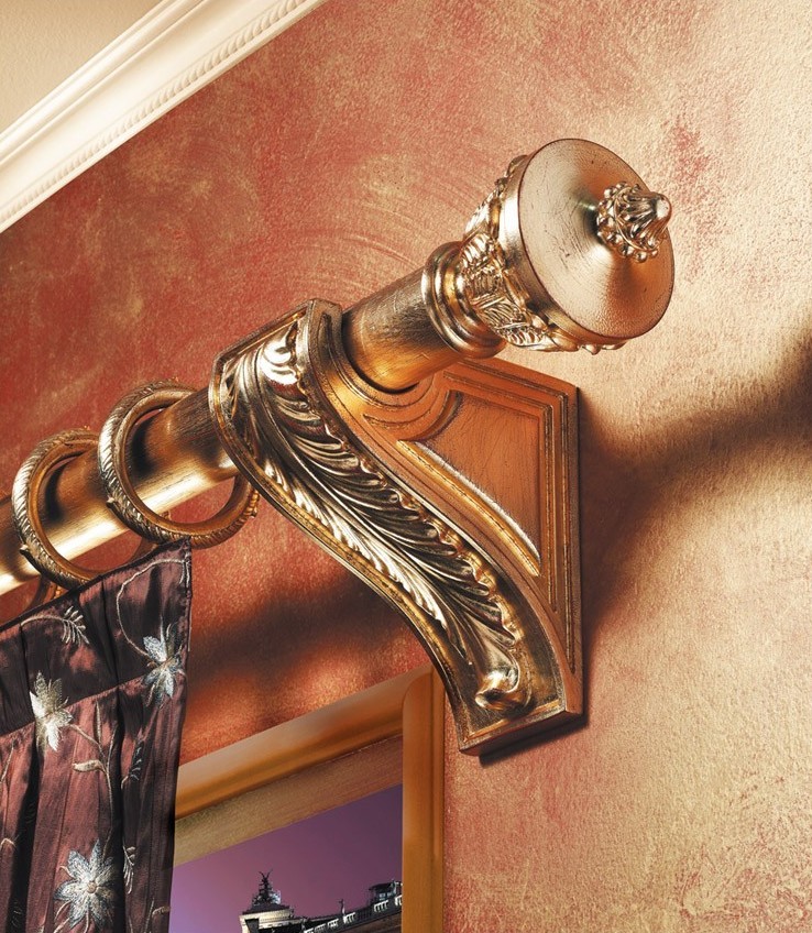 Raissa karnisz drewniany pałacowy