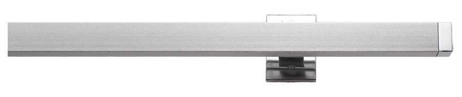 Karnisz Lucilla Easy 325 aluminium / stal satyna - aluminium chromowane