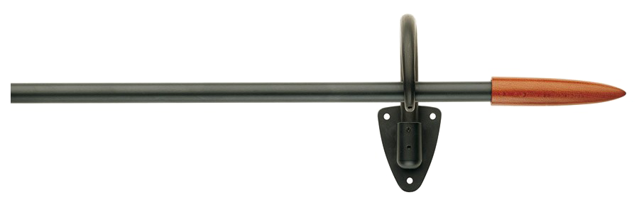 Karnisz Eva 28A czarny matowy + czereśnia