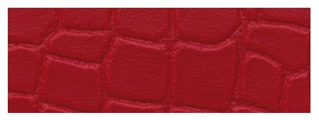 Karnisz panelowy Irina - wykończenie CR skóra krokodyla czerwona