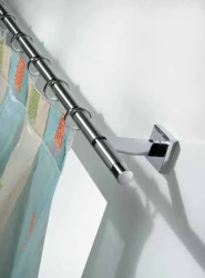 Ipazia karnisz Ø 20 stal satynowa - stal polerowana 