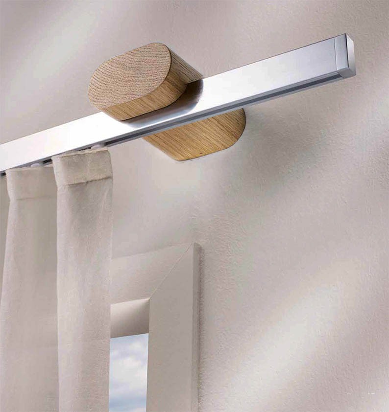 Karnisz profilowy Ada-wood z szyną 30x15 mm, wykończenie 25B