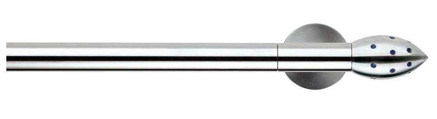 Karnisz Zineb 97BL stal satyna granatowy