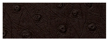 Wykończenie SM imitacja skóry strusia kolor testa di moro ciemnobrązowy