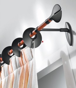 Iris karnisz kompletny aluminium + drewno fornir