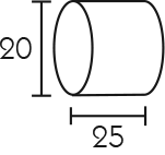 Zaślepka drugiego toru karnisza