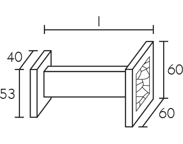 Rozeta Carla przytrzymanie firanki / zasłony