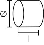 Zaślepka rury drugiego toru karnisza