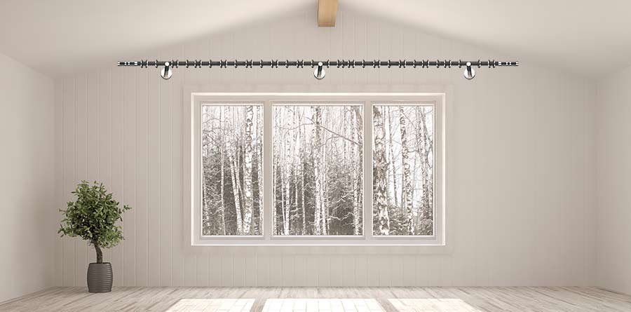 Położenie karnisza nad oknem - jak zmierzyć karnisz